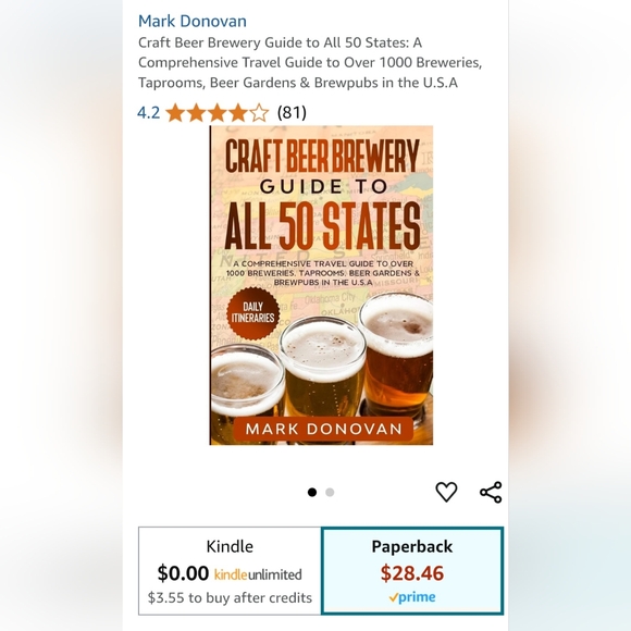 Craft Beer Brewery Guide To All 50 States, Used Condition does have torn cover - Picture 15 of 16